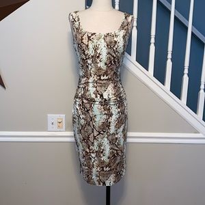 Snake Print Dress